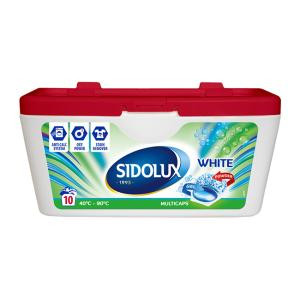 Kapsule na pranie Sidolux multicaps white 10 ks