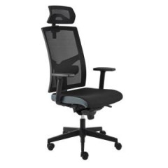Kancelrska stolika GAME VIP SYN ierno/siv (B8033) + PDH 3D + podrky P44 