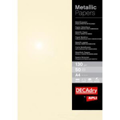 Metalick papier APLI A4 ampansk, 130g, 50 hrkov