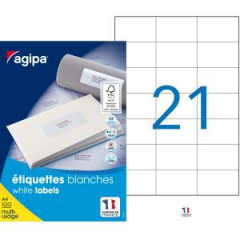 Etikety univerzlne 70x42,4mm Express Agipa A4 100 hrkov 