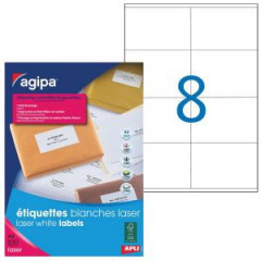 Etikety laser 105x72mm Agipa A4 100 hrkov 