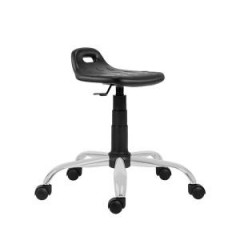 Pracovn taburet 1280 PU Work, chrm 