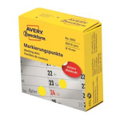 Etikety kruhov 10mm Avery lt v dispenzore 