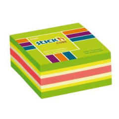 Samolepiaci bloek mini, 51x51 mm, zelen mix 