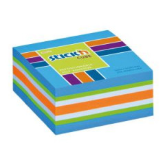 Samolepiaci bloek mini, 51x51 mm, modr mix 