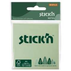 Samolepiaci bloek 76x76mm mix pastelovch farieb 3x50 lstkov 