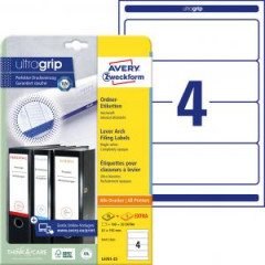 Etikety univerzlne na zakladae 61 x 192 mm Avery A4 25+5 hrkov 
