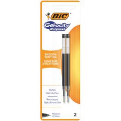 Nhradn npl do glovho rollera BIC Gelocity ierna 2ks 