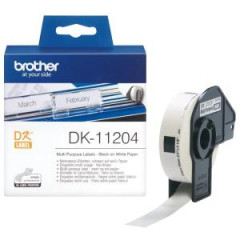 Samolepiace etikety Brother QL 17x54 mm multifunkn biele 