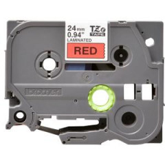 Samolepiaca pska Brother TZe-451 24 mm erven/ierna 