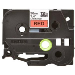 Samolepiaca pska Brother TZe-461 36 mm erven/ierna 