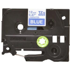 Samolepiaca pska Brother TZe-535 12 mm modr/biela 