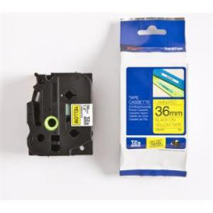 Samolepiaca pska Brother TZe-661 36 mm lt/ierna 
