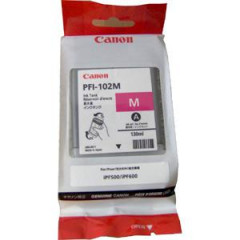 Atramentov npl Canon PFI-102M pre iPF 500/600/700 LP17/24 magenta (130 ml) 