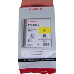 Atramentov npl Canon PFI-102Y pre iPF 500/600/700 LP17/24 yellow (130 ml) 