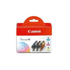 Atramentov npl Canon CLI-8 C pre iP2400/5300/MP500/530/600/610/800 C/M/Y pack (3x400 str.) 
