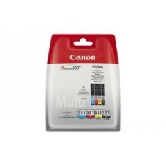 Atramentov npl Canon CLI-551 pre MG 5450/6350/iP7250 CMYK (4x330 str.) 