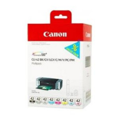 Atramentov npl Canon CLI-42 multiPack BK/GY/LGY/C/M/Y/PC/PM pre PIXMA Pro 100 