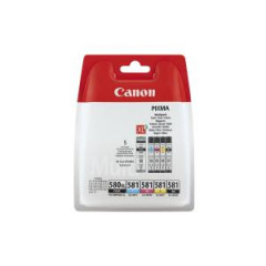 Atramentov npl Canon CLI-581 BK/C/M/Y XXL multipack pre TS6150/TS8150/TR7550 (4*11.7 ml) 