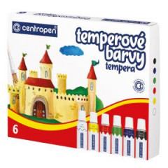 Temperov farby Centropen 6 farieb 12ml