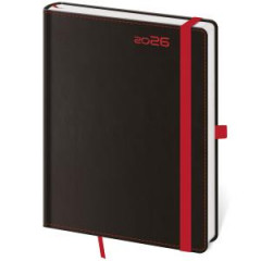 Dir BLACK RED denn A5 14,3x20,5cm 2026 