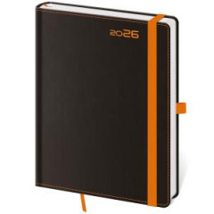 Dir BLACK ORANGE tdenn A5 14,3x20,5cm 2026 