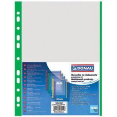 Euroobal DONAU A4 40mic so zelenm okrajom 100ks 