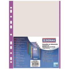 Euroobal DONAU A4 40mic s fialovm okrajom 