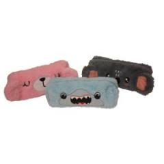 Puzdro na perá DONAU Plyšové zvieratá, mix motívov, 6 ks 