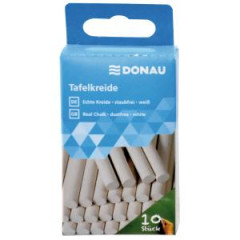 Kriedy na tabuľu DONAU biele, 10ks 