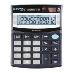 Kalkulaka Donau Tech K-DT4124 ierna 