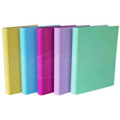 Zakladač krúžkový DONAU A4, 2R/25mm, mix pastelových farieb, 10 ks 