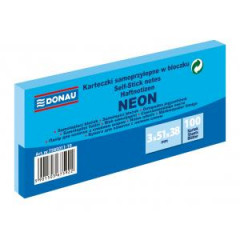 Samolepiaci bloek Donau nenov 38x51 modr/3ks 