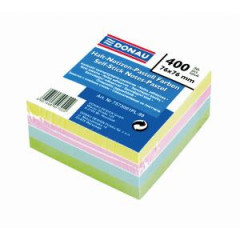 Samolepiaci bloek Donau pastelov farby 76x76mm 