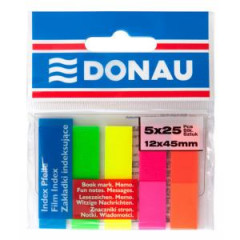 Samolepiace zloky Donau 12x45mm neon 