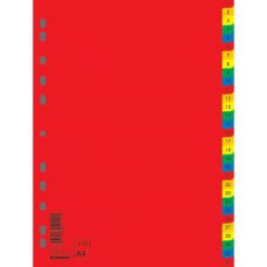 Plastov rozraova DONAU farebn 1-31 