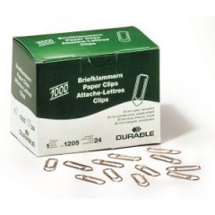 Spisov spony DURABLE 26mm meden 1000ks 
