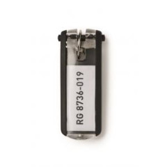 Menovky na ke DURABLE KEY CLIP ierne 6ks 