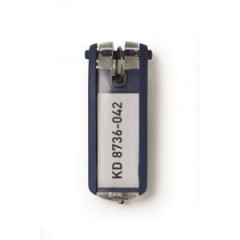 Menovky na ke DURABLE KEY CLIP modr 6ks 