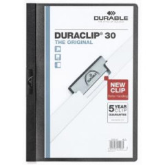 Obal s klipom DURACLIP Original 30 ierny 