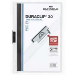 Obal s klipom DURACLIP Original 30 biely 