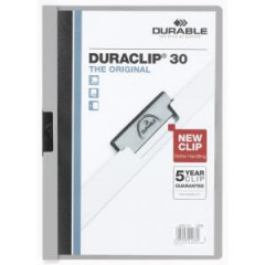 Obal s klipom DURACLIP Original 30 siv