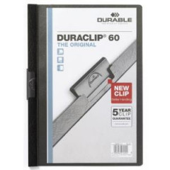 Obal s klipom DURACLIP Original 60 ierny 