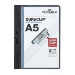 Obal s klipom A5 DURACLIP Original ierny 