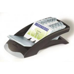 Stolov vizitkr na 200 vizitiek VISIFIX Desk VEGAS ierny/siv 