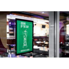 Samolepiaci panel Duraframe Sun A4 ierny 