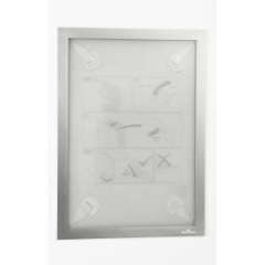 Samolepiaci DURAFRAME WALLPAPER A4 strieborn 