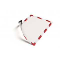 Panel DURAFRAME MAGNETIC SECURITY A4 erveno-biely 