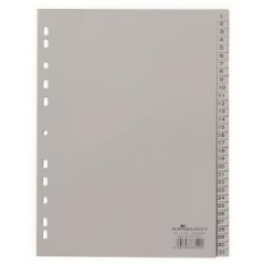 Plastov rozraova DURABLE 1-31 siv 