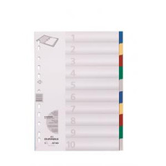 Plastov rozraova DURABLE 10-dielny farebn 